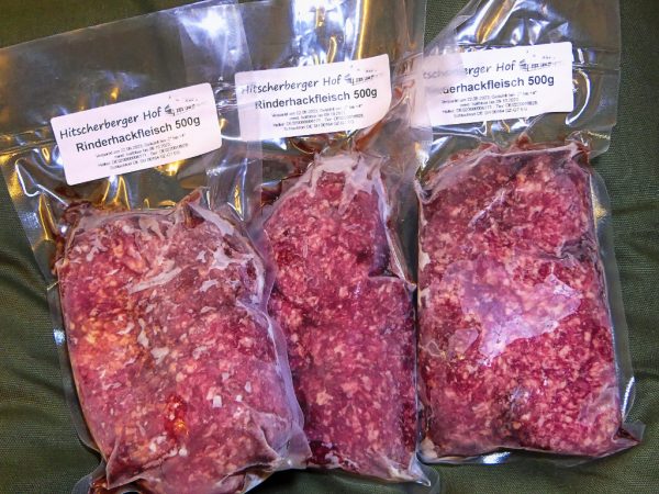 Rindergehacktes von der Färse