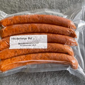 Rinderbratwurst Krakauer Art