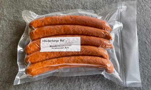 Rinderbratwurst Krakauer Art