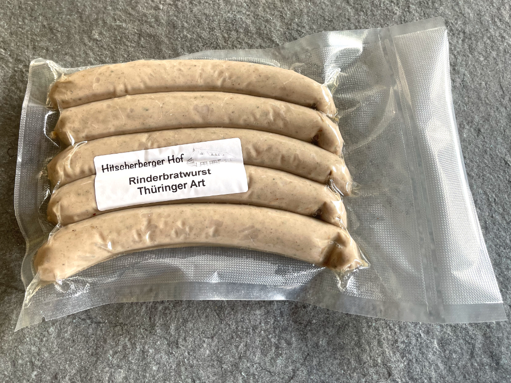 Rinderbratwurst Thüringer Art